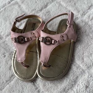 MICHAEL Michael Kors | "Blush" Pink Jayla-T Velcro Closure Sandals | Size 10